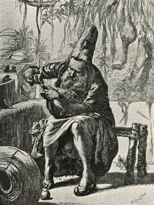 De Derwisj Plukt de Haren van de Staart van de Kat, 1906 door Dalziel Brothers
