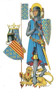 Lodewijk de Negende, leider van de laatste twee Kruistochten en een van de grootste koningen van Frankrijk (1226-70)