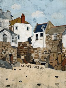 Het strand van St Ives Harbour door Dan Hobday