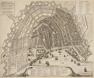 Plattegrond van Amsterdam