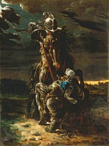 En in de Eerste Carrière Renden ze, de Elfenridder Viel Paard en Man
