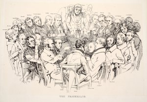 De Fraserians, uitgegeven 1835 door Daniel Maclise