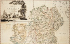 Een nieuwe kaart van Ierland civiel en kerkelijk door Daniel Augustus Beaufort