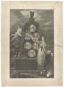Allegorie op de Vrede van Amiens, 1802