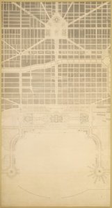 Plaat 129 uit Het Plan van Chicago, 1909: Chicago. Het zakencentrum van de stad door Daniel Burnham