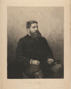Portret van James-Edouard de Rothschild 1844-1881, 1870s door Daniel Charles Marie Mordant