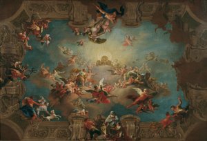 De opname van Diana in de Olympus