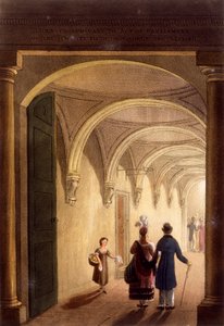 Ingang van de Engelse Opera House, ca. 1826