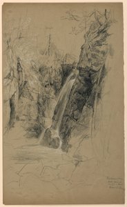 Een Waterval door Daniel Huntington