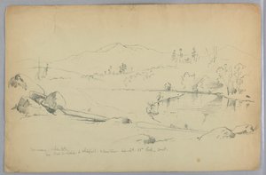 Ammonoosuc Rivier en Witte Bergen, N.H. door Daniel Huntington