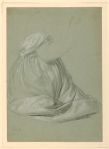 Draperiestudie voor "Een Magdalena"