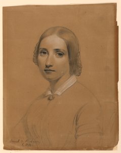 Tekening, Sarah E. Richards, zuster, 1841 door Daniel Huntington