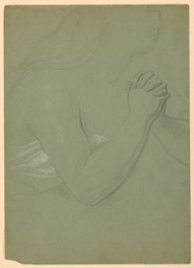 Tekening, Studie voor "Een Magdalena", F, 1852