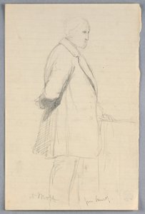 Tekening, Studie voor "Wetenschappelijke Groep", 1858