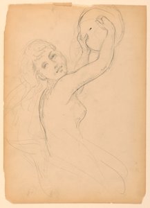 Tekening, Studie voor De Nationale Ac, 1887 door Daniel Huntington