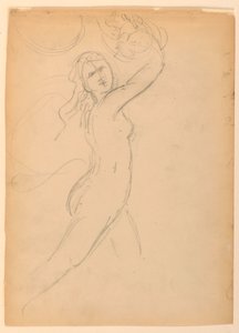 Tekening, Studie voor De Nationale Ac, 1887 door Daniel Huntington