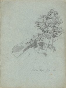 Punt op Vallen. 30 juli. 72, uit een schetsboek door Daniel Huntington