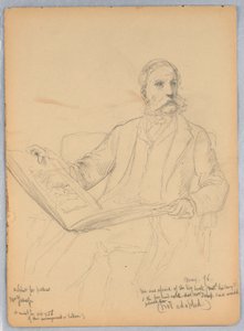 Studie voor een portret van Mr. Morris K. Jesup, Esq. door Daniel Huntington