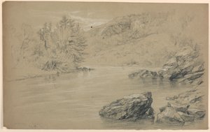 De Androscoggin-rivier bij Gorham, New Hampshire door Daniel Huntington