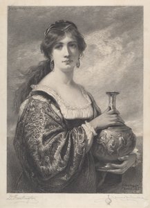 De dochter van de goudsmid door Daniel Huntington