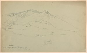 Welch Mountain in Waterville en Thornton, New Hampshire, vanaf Sandwich Notch Road, Campton