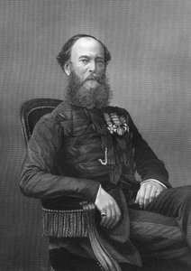 Kolonel Brownrigg, Britse soldaat, 1857 door Daniel John Pound