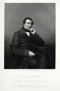Frederic Thesiger, 1e Baron Chelmsford, Engels jurist en politicus, ca. 1880 door Daniel John Pound