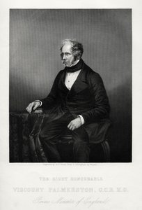 Henry John Temple, 3e Burggraaf Palmerston, Britse staatsman, ca. 1880