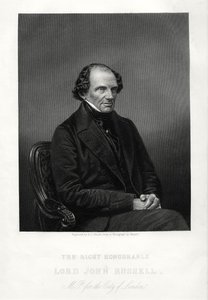 De zeer eerbiedwaardige John Russell, 1e graaf Russell, Britse liberale staatsman, ca. 1880 door Daniel John Pound
