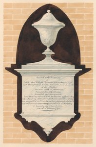 Gedenkteken voor Ann Wainewright, uit Chiswick Church
