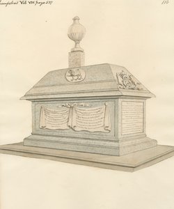 Nathaniel Lord Delamer en Henry en George Booth uit Hampstead Church door Daniel Lysons