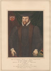 Portret van James Good, M.D. van New College Oxford