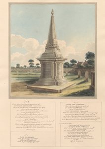 Graf van de familie Henniker, uit West Ham Churchyard door Daniel Lysons