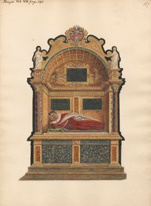 Graf van Sir Edward Fennen van Hayes uit Hayes Church door Daniel Lysons