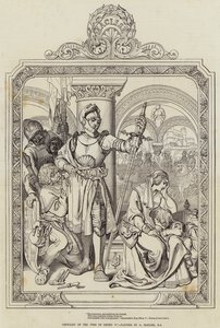 Ridderlijkheid uit de Tijd van Hendrik V door Daniel Maclise