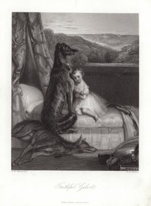 Trouwe Gelert door Daniel Maclise