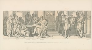 Harolds Gevangenschap Aangekondigd aan Willem van Normandië, die wordt geïnformeerd dat Guy van Ponthieu Losgeld voor hem Eist
