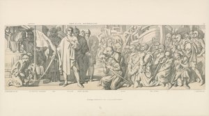 Hulde aan de gewijde banier door Daniel Maclise