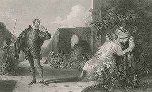 Malvolio, Driekoningenavond door Daniel Maclise