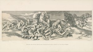 De nacht na de slag; Edith ontdekt, te midden van de gesneuvelden, het lichaam van Harold, laatste Saksische koning van Engeland