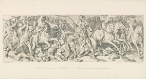De Normandiërs, terugtrekkend, worden gestopt en omgekeerd door Willem, die zijn gezicht onthult om het gerucht van zijn val te weerleggen