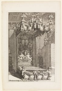 Ontwerp voor een Staatslaapkamer, uit Tweede Livre d