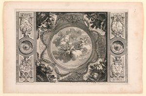 Plaat in Nouveaux livres de peintures de salles et d’escaliers (Nieuwe boeken over schilderijen voor kamers en trappen)