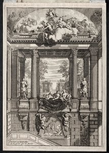 Trap in het Paleis van Voorst in Nederland door Daniel Marot