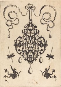 Groot Hanger, Linksonder en Rechts Twee Zeedieren door Daniel Mignot