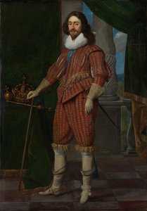 Karel I 1600-1649, Koning van Engeland, 1629 door Daniel Mytens