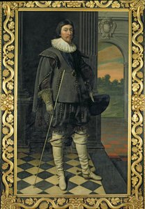 De markies van Hamilton (1589-1625) door Daniel Mytens