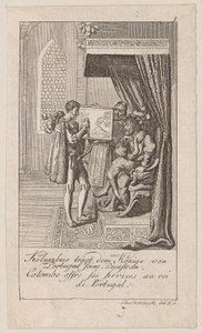 Blad 1 bij "Oude, middeleeuwse en moderne geschiedenis" door Daniel Nikolaus Chodowiecki