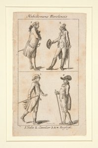 Berlijnse Kleding door Daniel Nikolaus Chodowiecki
