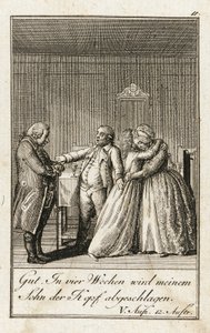 Ifflands jager door Daniel Nikolaus Chodowiecki